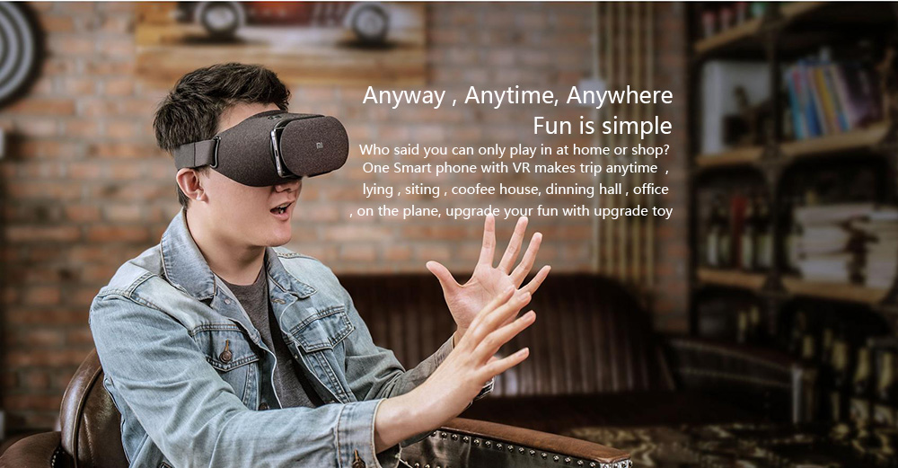 Xiaomi VR Play 2 3D Glasses Virtual Reality Headset Xiaomi Mi VR Play2 for 4.7- 5.7 Phone With Cinema Game Controller Original